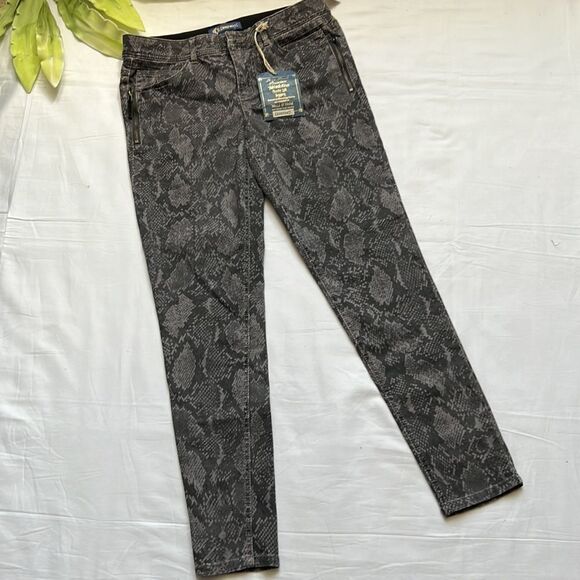 ⭐️nwt Democracy Absolution Side Zip Snake Jeggings⭐️ - Picture 3 of 8